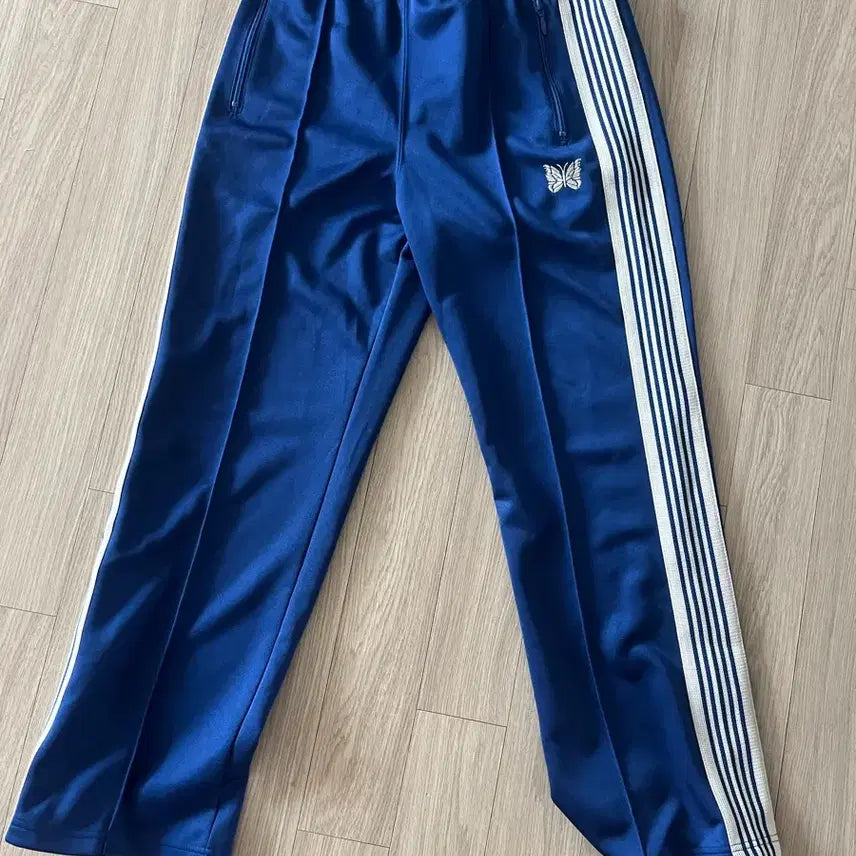 [BUNJANG] Needles Straight Track Pants Royal Blue / 니들스 스트레이트 트랙팬츠 s 로얄블루