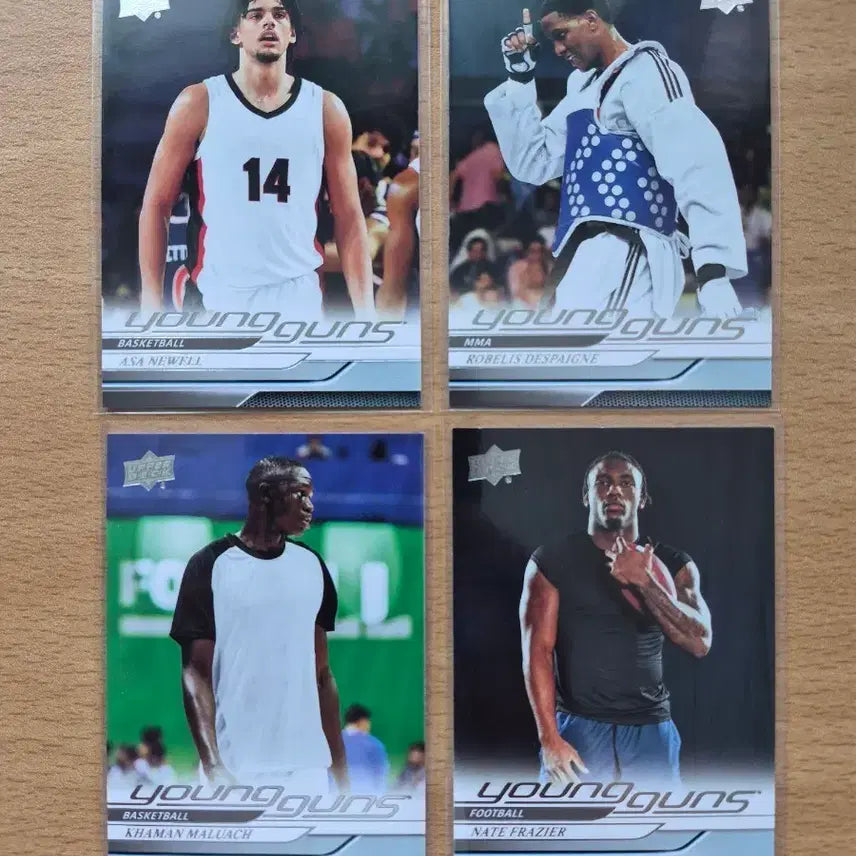 [BUNJANG] 2025 Upper Deck Goodwin Champions Young Guns 4-Card Lot / 2025 어퍼덱 굿윈 영건스 카드 4장랏 판매합니다.