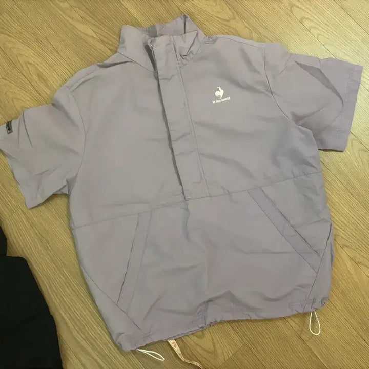 [SOLD OUT] 르꼬끄 우븐 아노락 바람막이, 쿨기능성 우븐 팬츠세트 여성90m