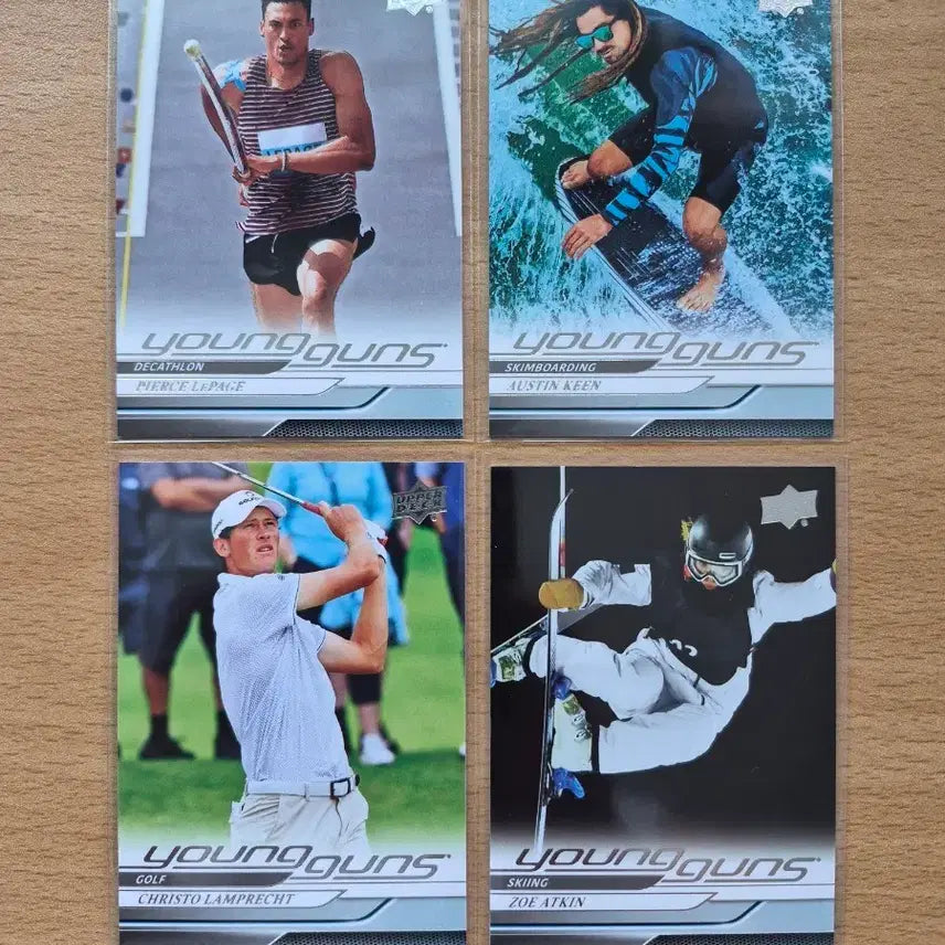 [BUNJANG] 2025 Upper Deck Goodwin Young Guns Card Lot / 2025 어퍼덱 굿윈 영건스 카드 4장랏 판매합니다.