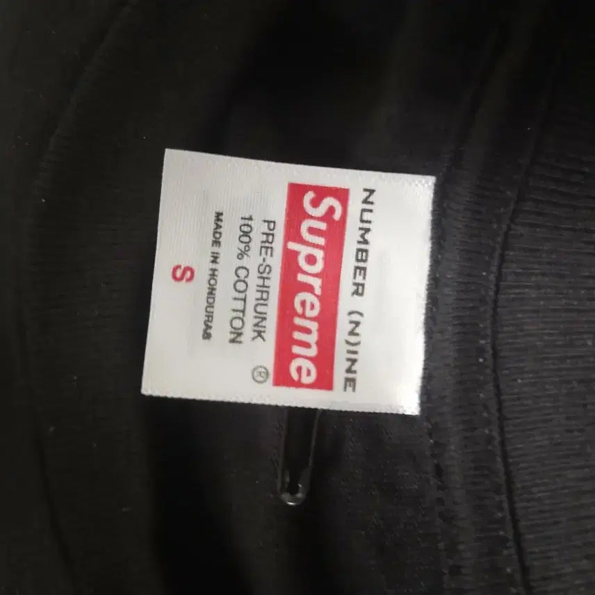 [SOLD OUT] s size 슈프림 넘버나인 맨슨 반팔 티셔츠