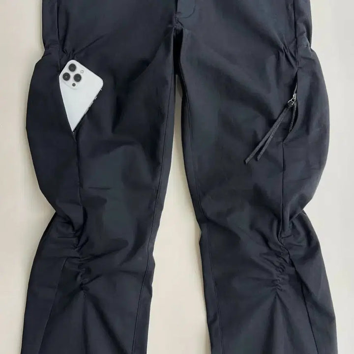[SOLD OUT] PAF 포스트아카이브팩션 8.0+ 셔링 팬츠 블랙 S