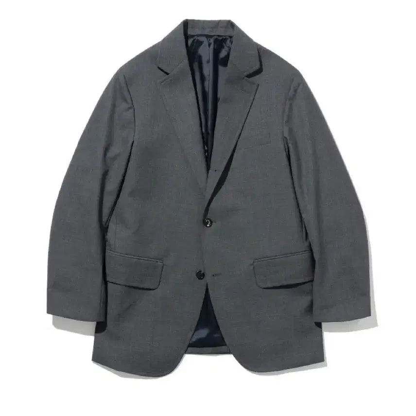 [BUNJANG] Rinets Brown OC Wool Color Cut Blazer Grey / [3] 리넥츠 브라운오씨 울 색 컷 블레이저 그레이