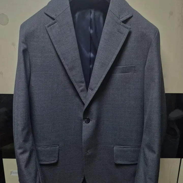 [BUNJANG] Rinets Brown OC Wool Color Cut Blazer Grey / [3] 리넥츠 브라운오씨 울 색 컷 블레이저 그레이