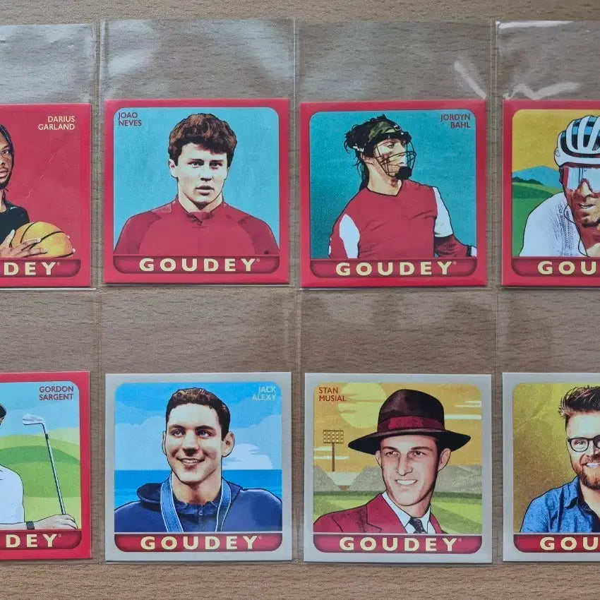 [BUNJANG] 2025 Upper Deck Goodwin Mini Cards 8-Card Lot / 2025 어퍼덱 굿윈 미니카드 8장랏 판매합니다.