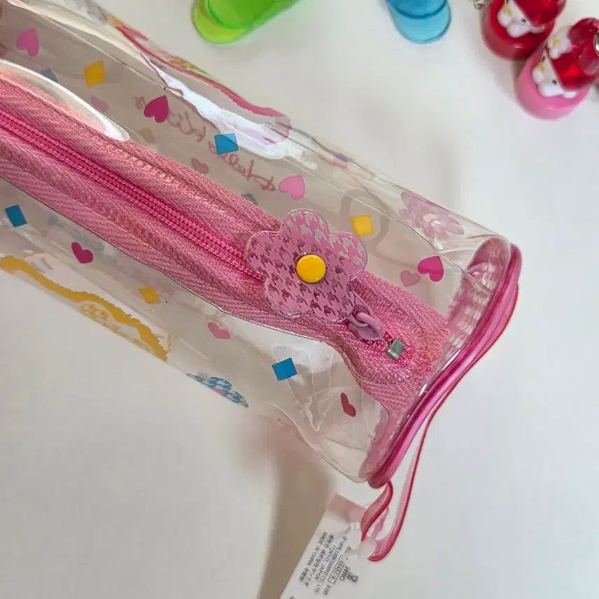 [BUNJANG] Sanrio Classic Hello Kitty PVC Pencil Case / 고전키티 카오하나 꽃키티 pvc 필통