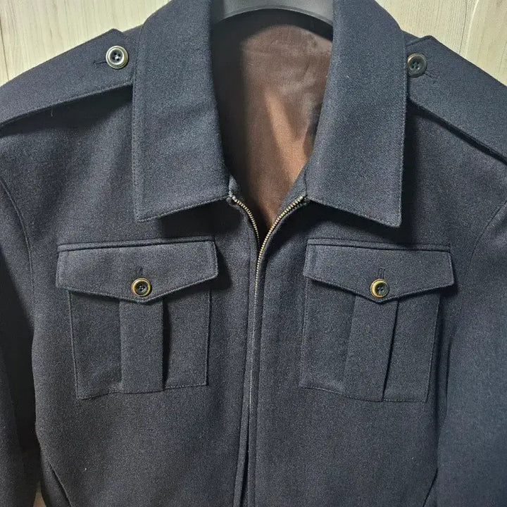 [SOLD OUT] 엘무드 로마노 울 플란넬 자켓 네이비