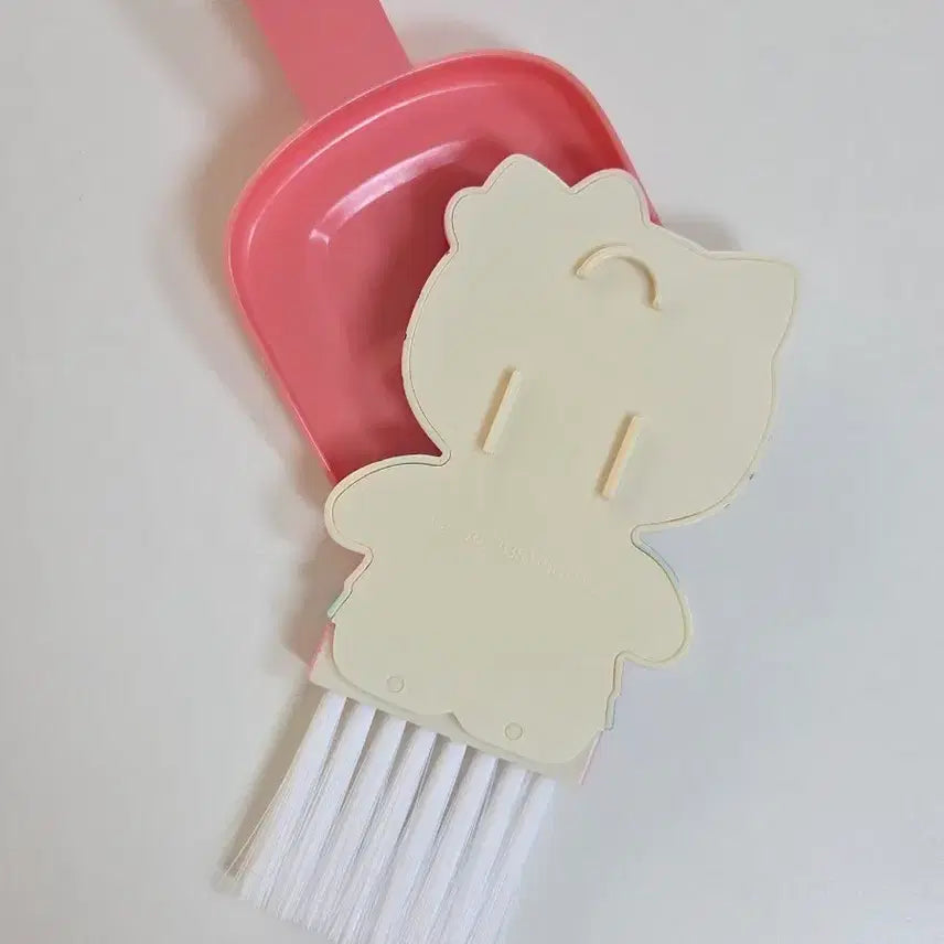 [BUNJANG] Sanrio Classic Maid Kitty Broom &amp; Dustpan Set / 고전키티 메이드키티 청소 브러쉬 빗자루 웨이트리스키티