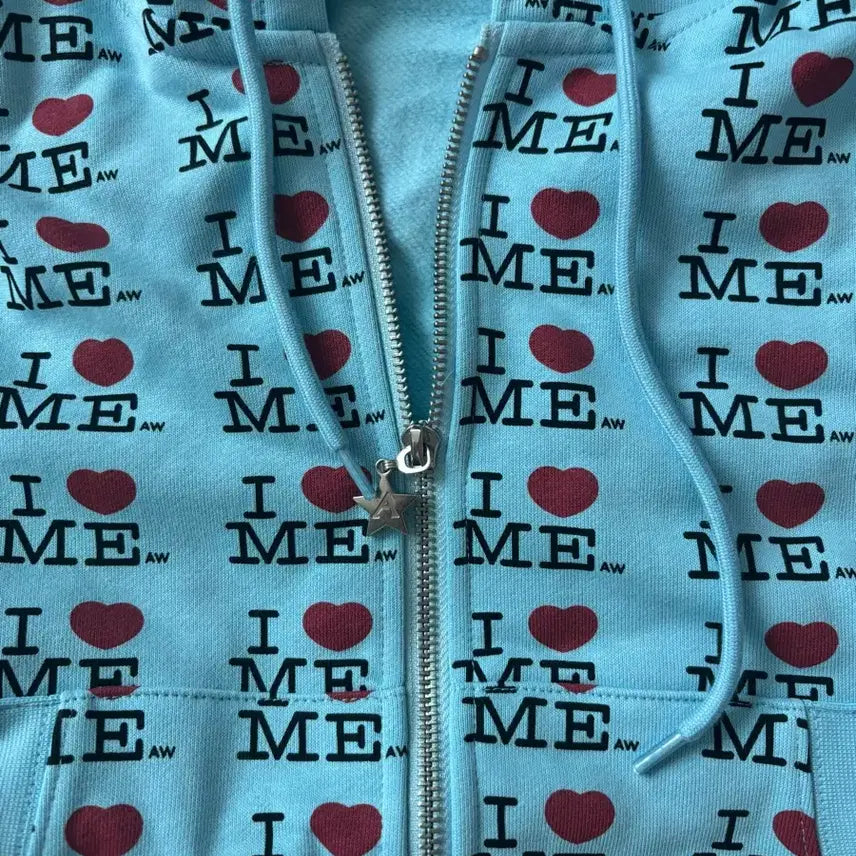 [SOLD OUT] [S] 애슐리 윌리엄스 블루 크롭 후드집업 새상품