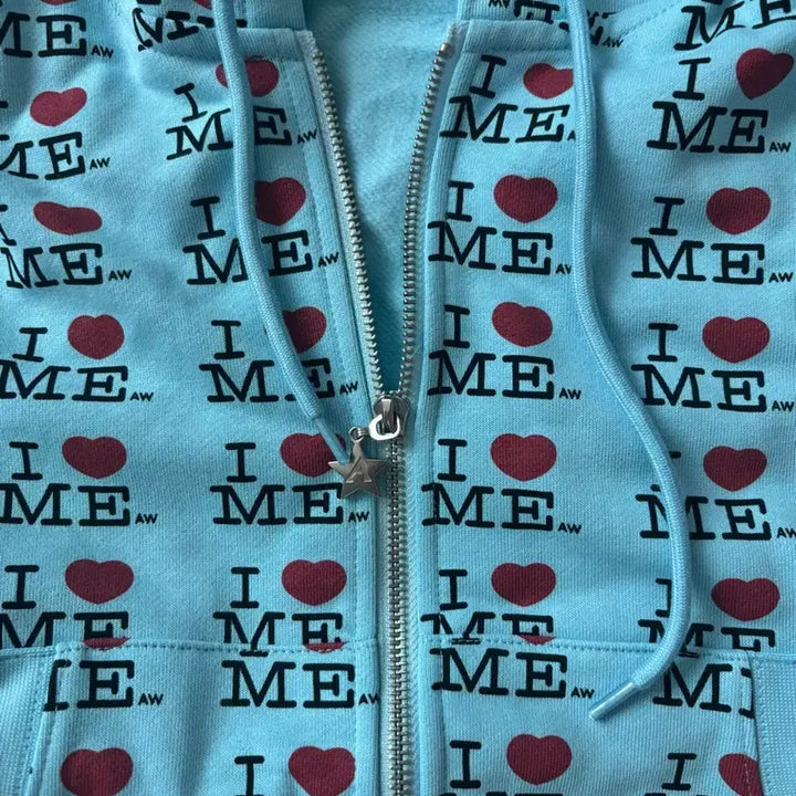 [SOLD OUT] [S] 애슐리 윌리엄스 블루 크롭 후드집업 새상품