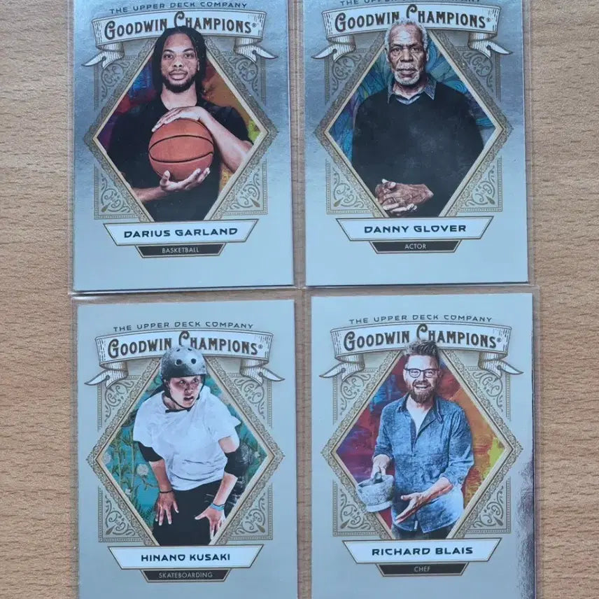 [BUNJANG] 2025 Upper Deck Goodwin Champions Silver Foil Card Bundle / 2025 어퍼덱 굿윈 실버포일카드 4장랏 판매합니다.