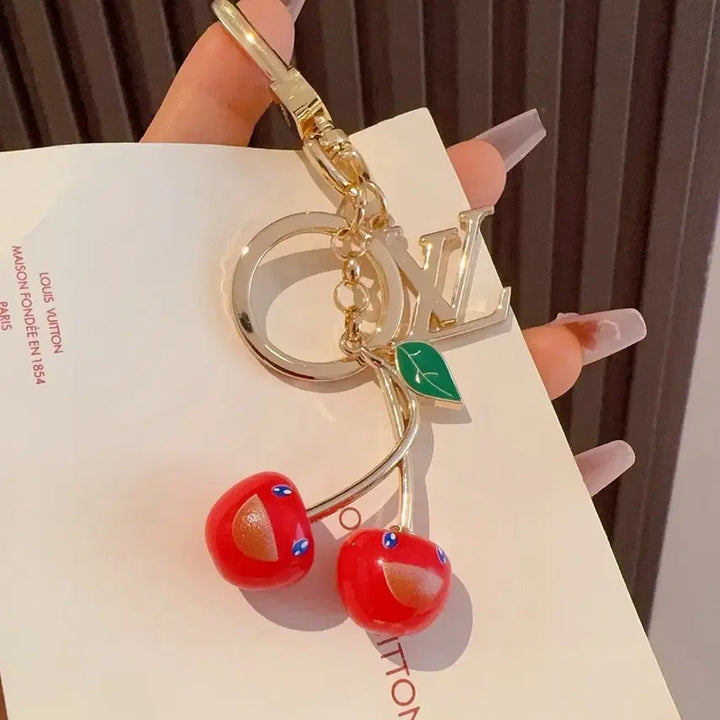 [BUNJANG] Louis Vuitton Cherry Keyring / 루이비통 LV 체리 키링