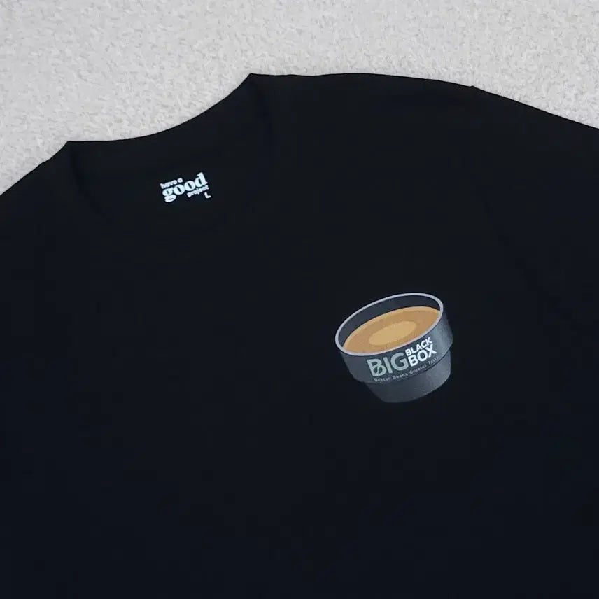 [SOLD OUT] (L)헤브어굿프로젝트 남자 반팔 티셔츠 그래픽 블랙 여름 F13W3074