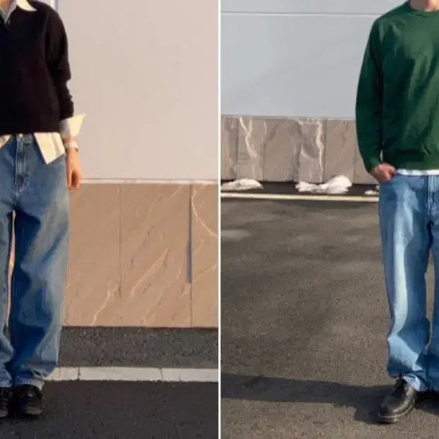 [BUNJANG] Uniqlo Baggy Jeans / 유니클로 배기진(중청/흑청)