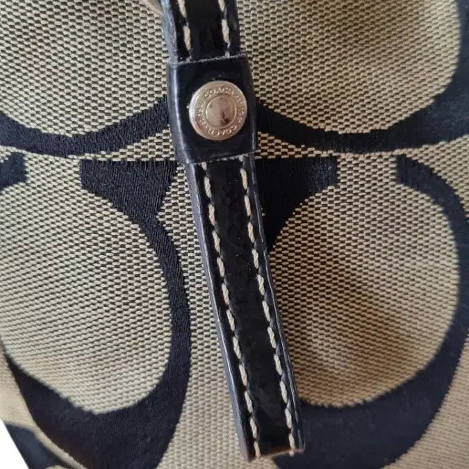 [BUNJANG] Coach Signature Black Shoulder Bag / 코치 시그니처 블랙 숄더백 히메 갸루 y2k 빈티지코치 올드코치