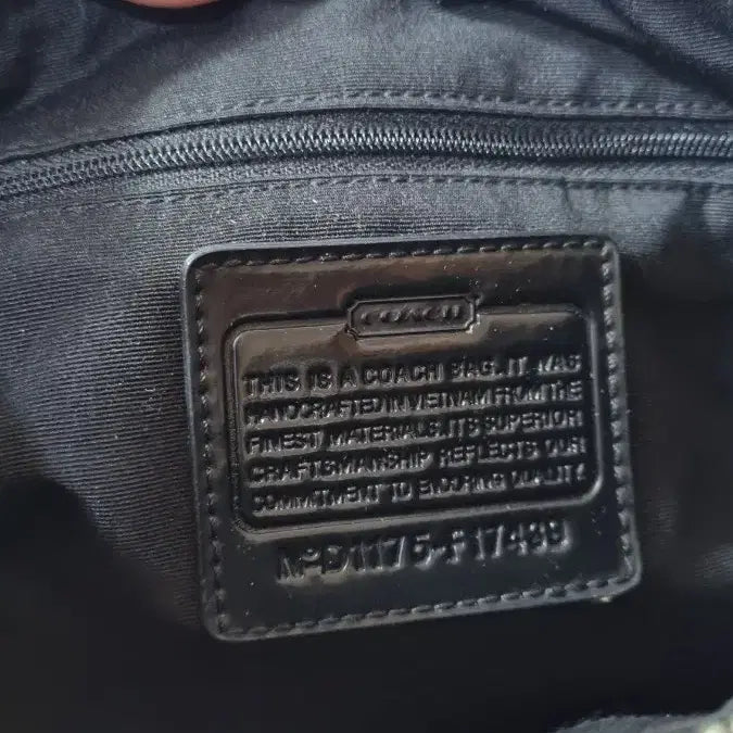 [BUNJANG] Coach Signature Black Shoulder Bag / 코치 시그니처 블랙 숄더백 히메 갸루 y2k 빈티지코치 올드코치