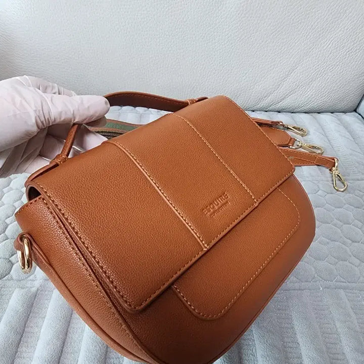 [BUNJANG] Esquire Brown Tote/Shoulder/Cross Bag / 미착용) 정품 에스콰이아 브라운 토트백 숄더백 미니크로스백