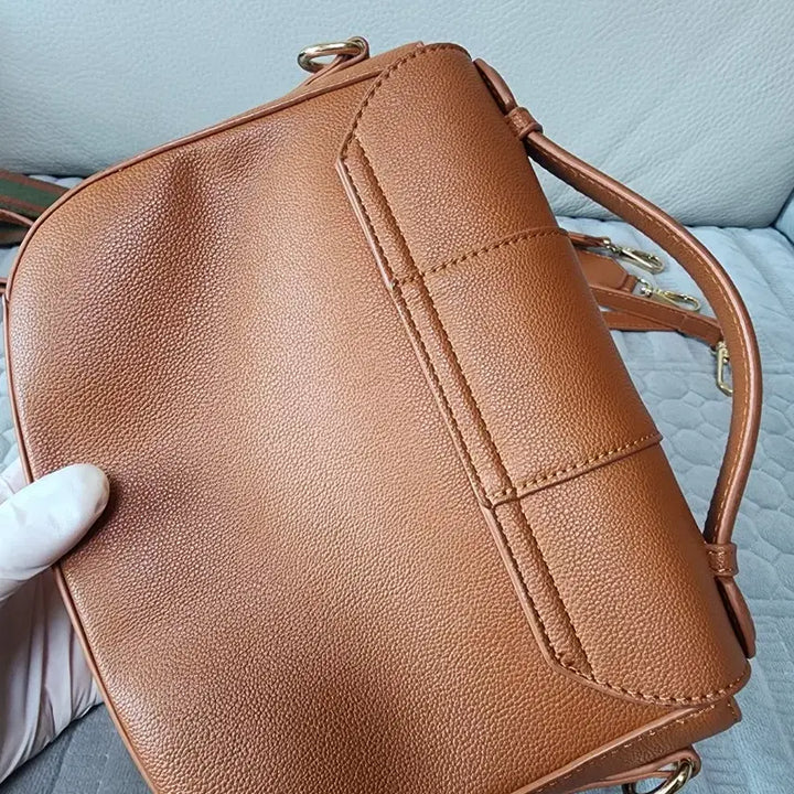 [BUNJANG] Esquire Brown Tote/Shoulder/Cross Bag / 미착용) 정품 에스콰이아 브라운 토트백 숄더백 미니크로스백