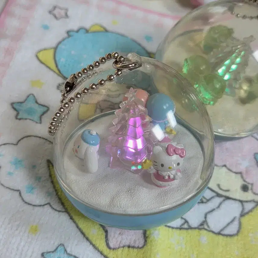 [BUNJANG] Sanrio Classic Ornament Keyring Set / 고전키티 키키라라 시나모롤 오너먼트 키링