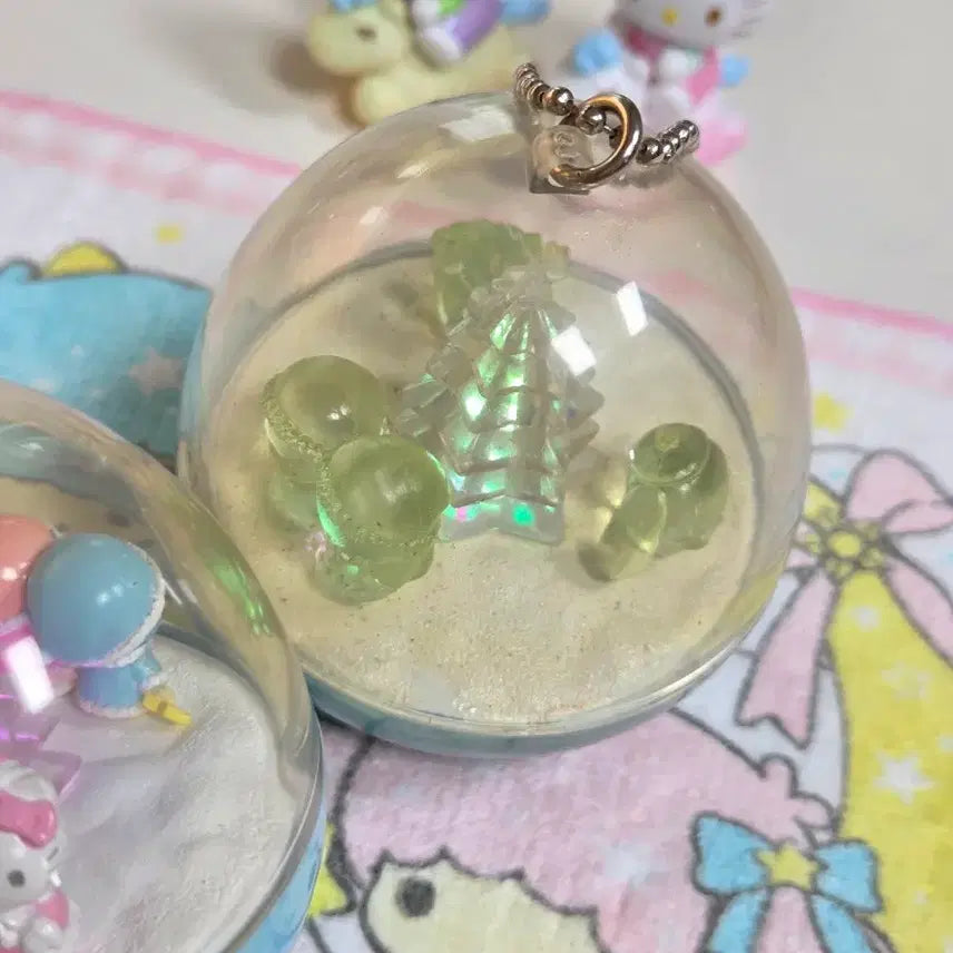 [BUNJANG] Sanrio Classic Ornament Keyring Set / 고전키티 키키라라 시나모롤 오너먼트 키링