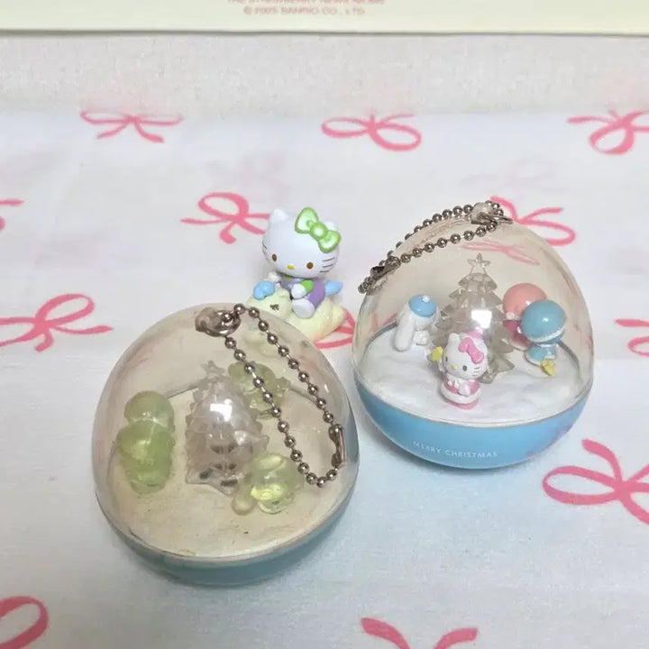 [BUNJANG] Sanrio Classic Ornament Keyring Set / 고전키티 키키라라 시나모롤 오너먼트 키링