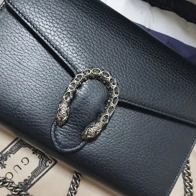 [BUNJANG] Gucci Dionysus Black Chain Shoulder Bag / 구찌 디오니소스 블랙 체인 숄더백