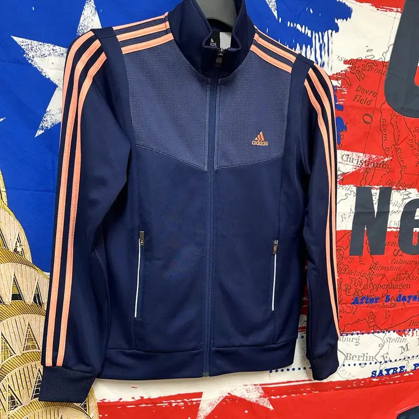 [BUNJANG] Adidas Pink Three-Stripes Track Top Jersey Size 90 / s급 아디다스 핑크 삼선트랙탑 져지 s90