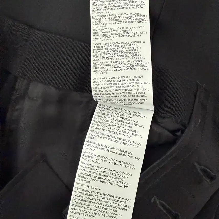[SOLD OUT] 마르지엘라 Margiela 블랙 와이드 팬츠 비스코스 40