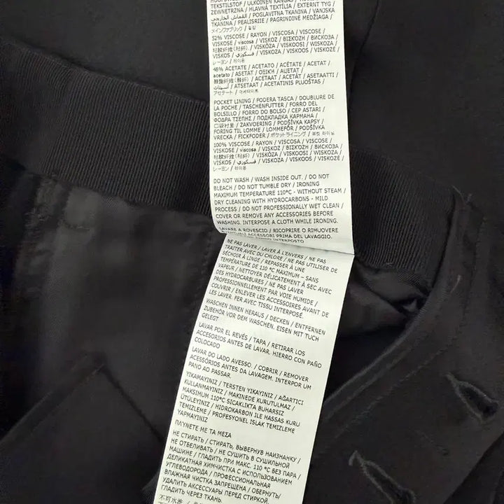 [SOLD OUT] 마르지엘라 Margiela 블랙 와이드 팬츠 비스코스 40