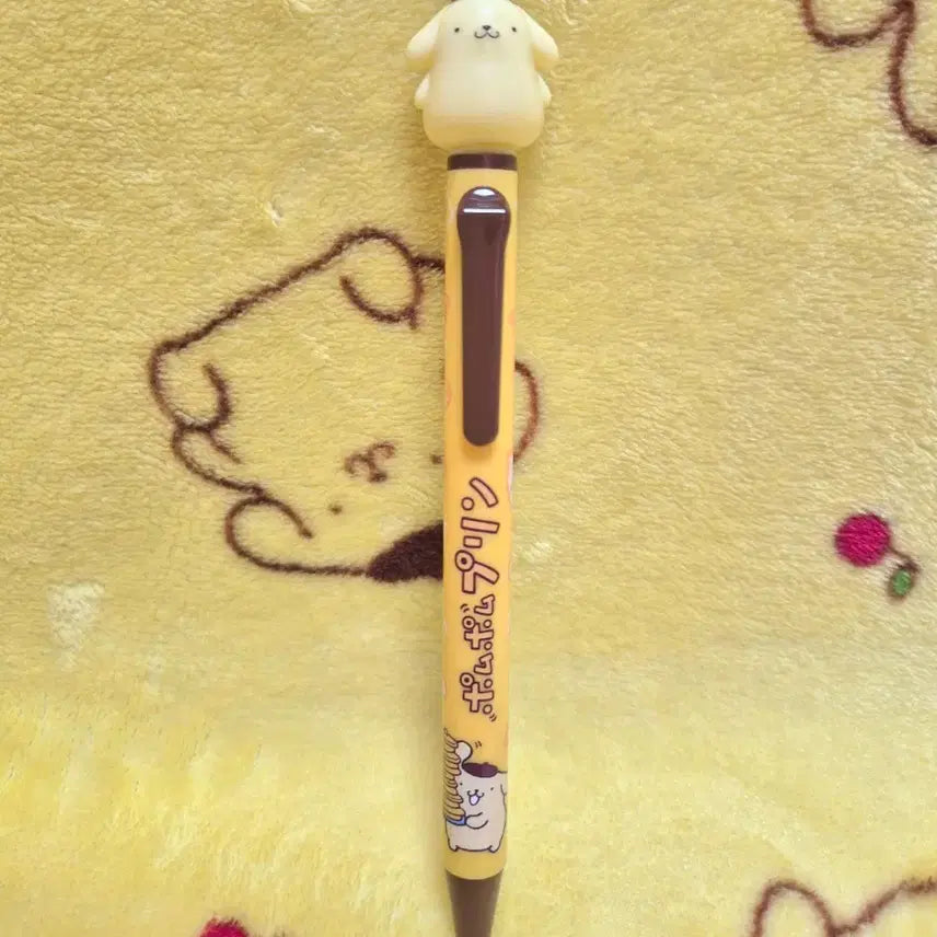 [BUNJANG] Sanrio Pompompurin 2018 Moving Action Mascot Ballpoint Pen / 2018 산리오 폼폼푸린 흔들흔들 무빙 액션 마스코트 볼펜