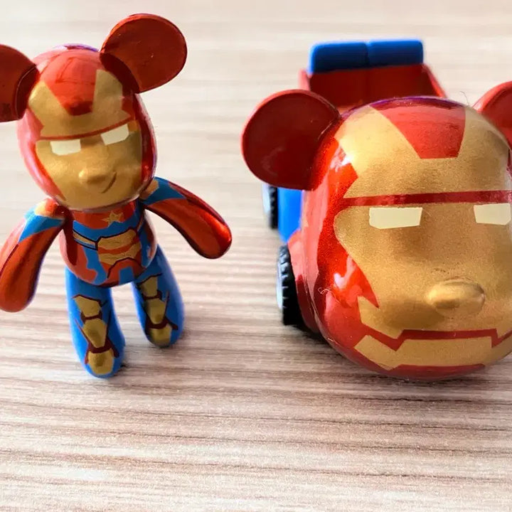 [BUNJANG] Popobe Iron Man Car Figure / 포포베 미니 아이언맨 자동차 피규어