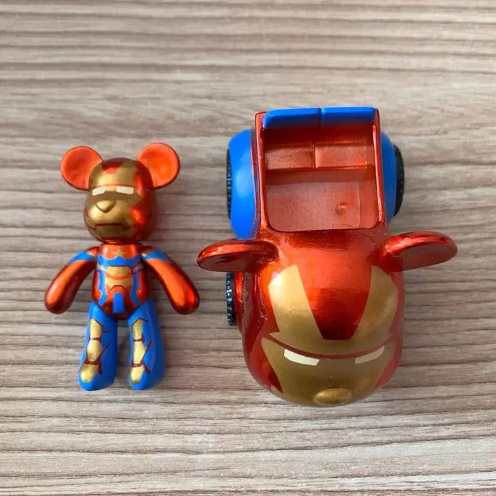 [BUNJANG] Popobe Iron Man Car Figure / 포포베 미니 아이언맨 자동차 피규어