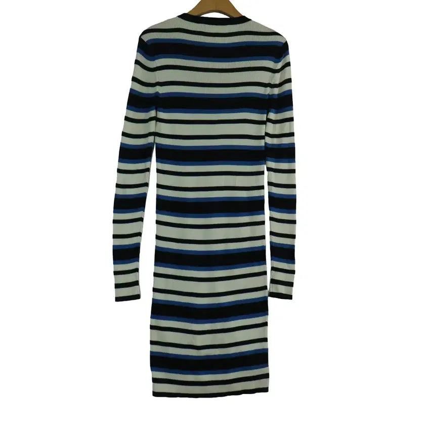 [BUNJANG] DOLCE &amp; GABBANA Silk Striped Knit Dress / DOLCE &amp; GABBANA 실크 100% 스트라이프 니트 원피스 36