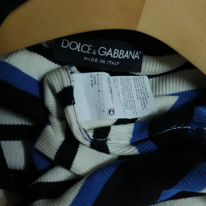 [BUNJANG] DOLCE &amp; GABBANA Silk Striped Knit Dress / DOLCE &amp; GABBANA 실크 100% 스트라이프 니트 원피스 36