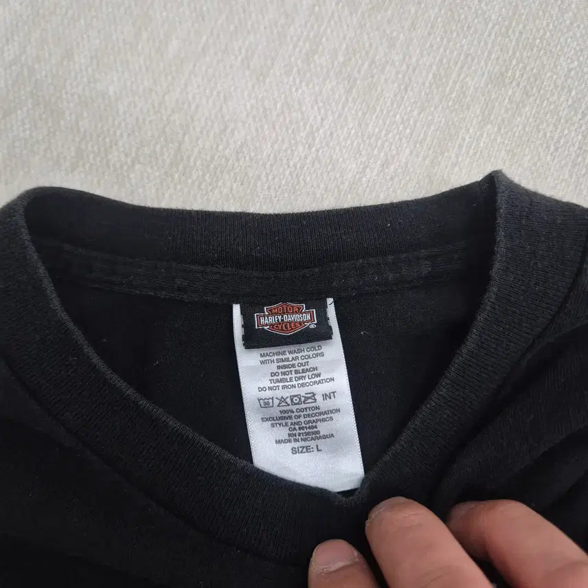[BUNJANG] Harley Davidson L Size Vintage T-shirt / 할리데이비슨 L사이즈 반팔티셔츠