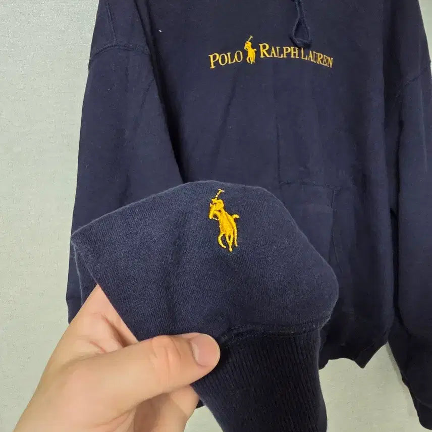 [BUNJANG] Polo Ralph Lauren Navy Hooded Sweatshirt and Pants Set / 폴로 랄프로렌 네이비 후드티 상하의세트