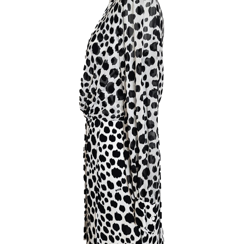[BUNJANG] MSGM Dalmatian Print Midi Dress IT42 / MSGM  달마시안 무늬 원피스