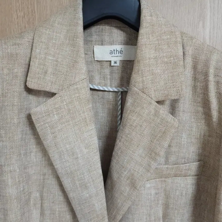 [BUNJANG] Atelier Vanessa Bruno Herringbone Linen Jacket / 21년도 아떼바네사브루노) 헤링본 마 100자켓
