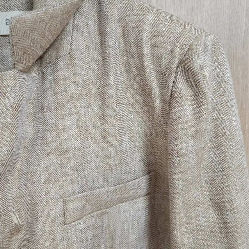 [BUNJANG] Atelier Vanessa Bruno Herringbone Linen Jacket / 21년도 아떼바네사브루노) 헤링본 마 100자켓