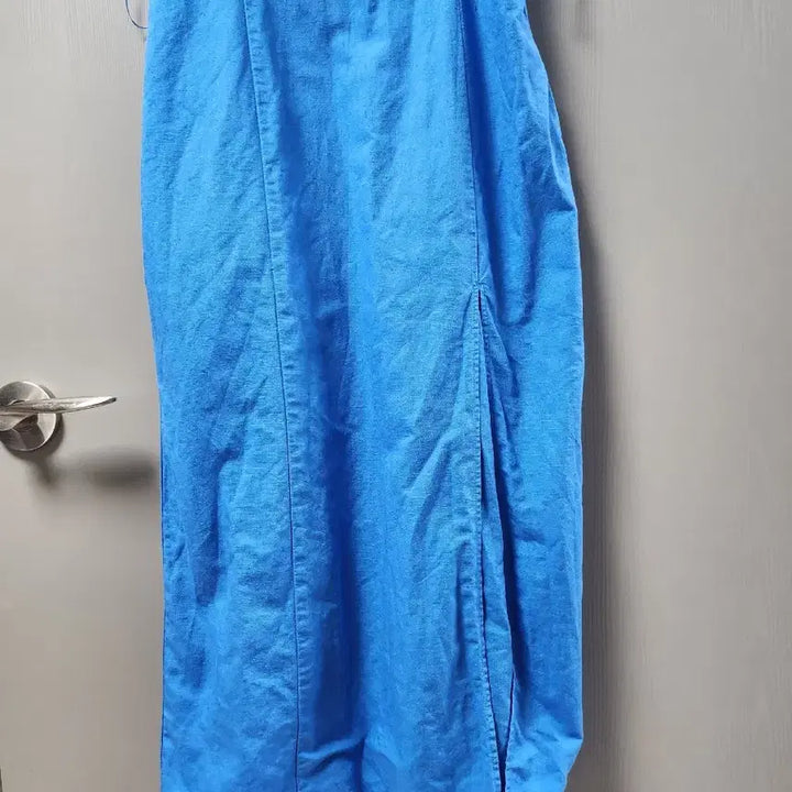 [BUNJANG] ZARA Blue Slit Long Dress M / 자라 ) 블루 슬릿 롱 원피스M 거의새것