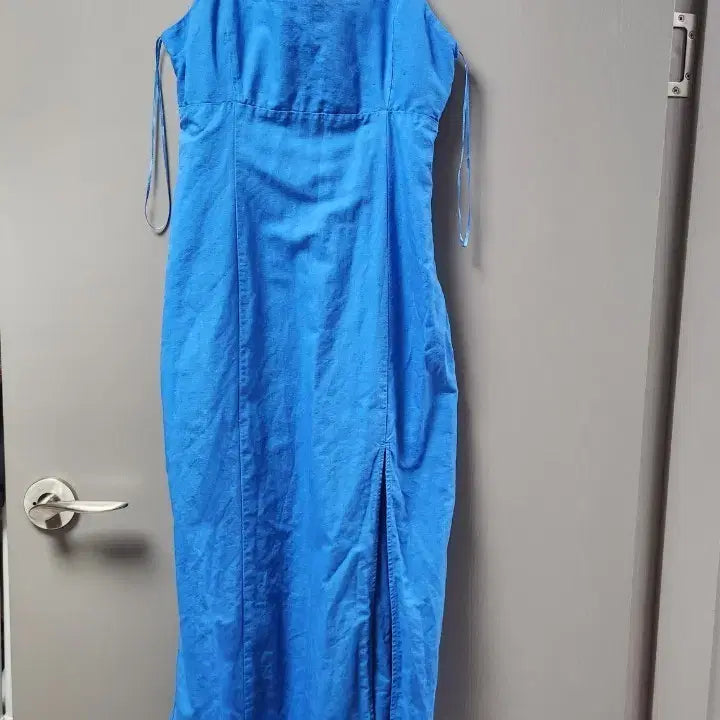 [BUNJANG] ZARA Blue Slit Long Dress M / 자라 ) 블루 슬릿 롱 원피스M 거의새것
