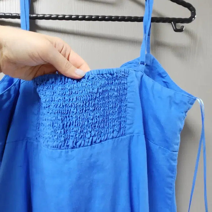 [BUNJANG] ZARA Blue Slit Long Dress M / 자라 ) 블루 슬릿 롱 원피스M 거의새것