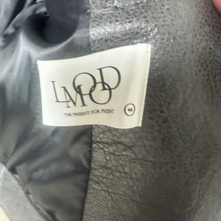 [BUNJANG] Ellude Dimension Leather Jacket Size 46 / 엘무드 디멘션 레더자켓 46