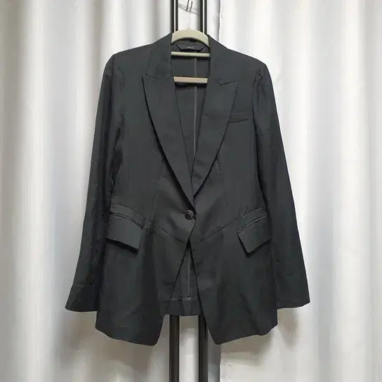 [BUNJANG] DECO Linen Collar Jacket / DECO 데코 린넨 카라 자켓