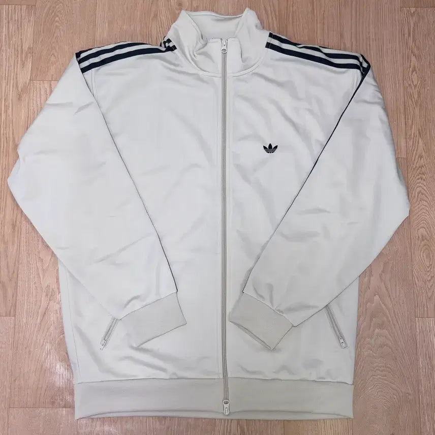 [BUNJANG] Adidas BB Track Top M Ivory Beige / 아디다스 BB 트랙탑 M 아이보리 베이지:인디고 / IZ4922