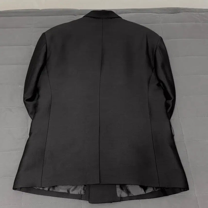 [BUNJANG] LEMETEQUE Black Wool Silk Double Suit Set Jacket Pants / LEMETEQUE 르메테크 블랙 울 실크 더블 슈트 셋업 105 사이즈