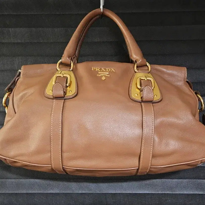 [BUNJANG] Prada Tote Bag Camel / 프라다 토트백 카멜 정품