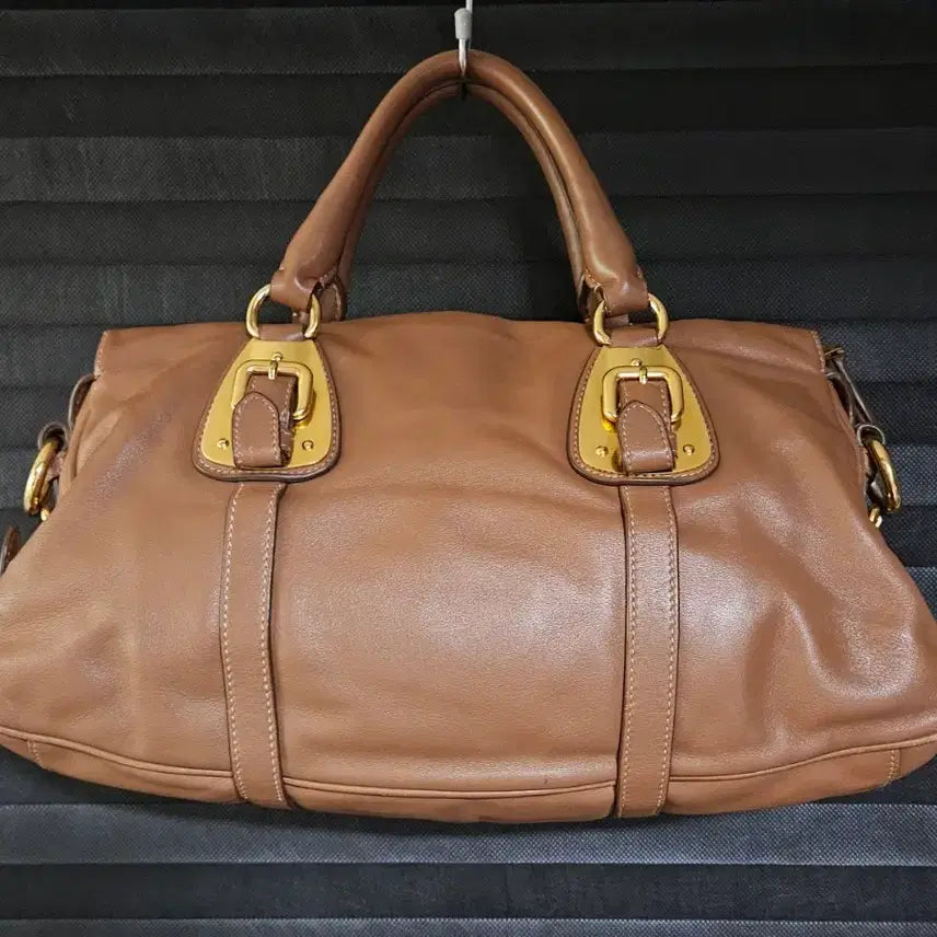 [BUNJANG] Prada Tote Bag Camel / 프라다 토트백 카멜 정품