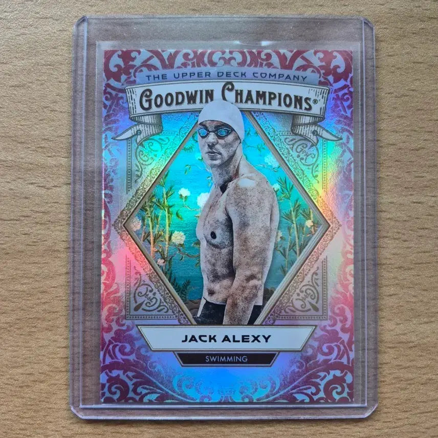[BUNJANG] 2025 Upper Deck Goodwin Champions Jack Alexy Red Rainbow Rookie Card / 2025 어퍼덱 굿윈 챔피언스 Jack Alexy 레드 레인보우 수영카드