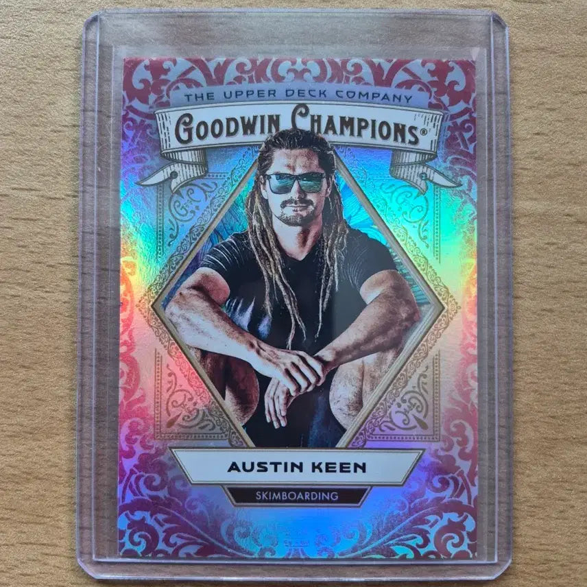 [BUNJANG] 2025 Upper Deck Goodwin Champions Austin Keen Skimboarding Red Rainbow Card / 2025 어퍼덱 굿윈 챔피언스 오스틴 킨 스킴보딩 레드 레인보우카드
